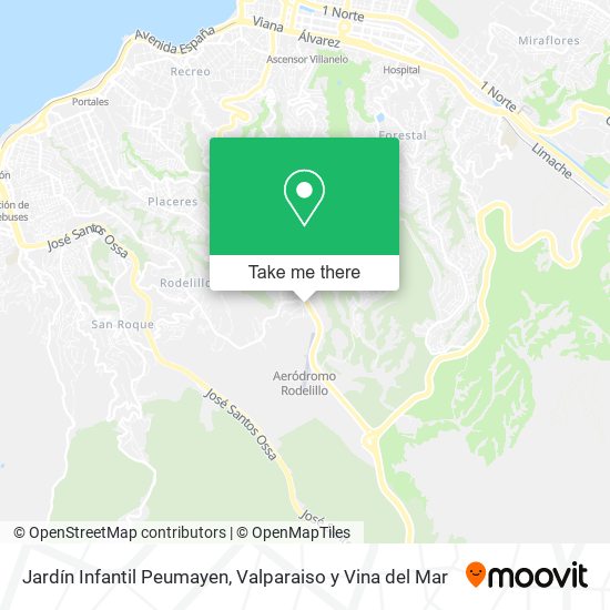 Jardín Infantil Peumayen map