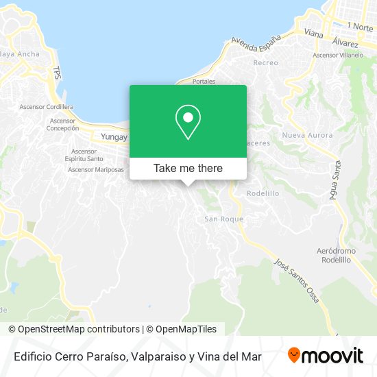 Edificio Cerro Paraíso map