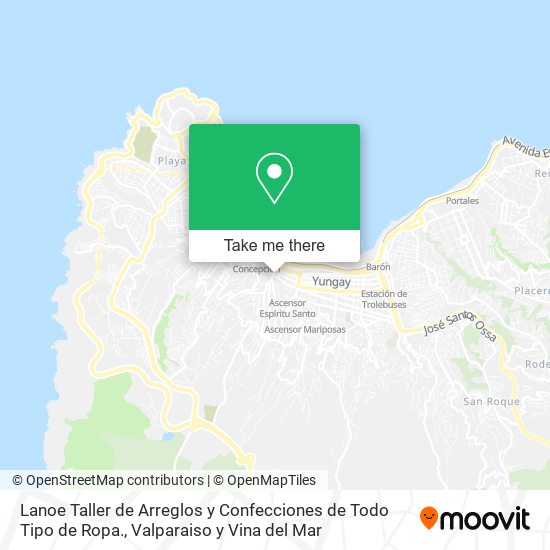 Lanoe Taller de Arreglos y Confecciones de Todo Tipo de Ropa. map