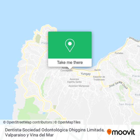 Mapa de Dentista-Sociedad Odontológica Ohiggins Limitada