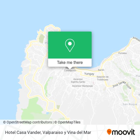 Mapa de Hotel Casa Vander