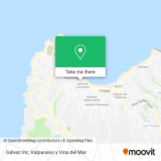 Mapa de Gálvez Inc