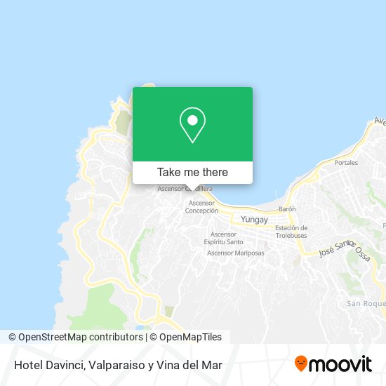 Mapa de Hotel Davinci