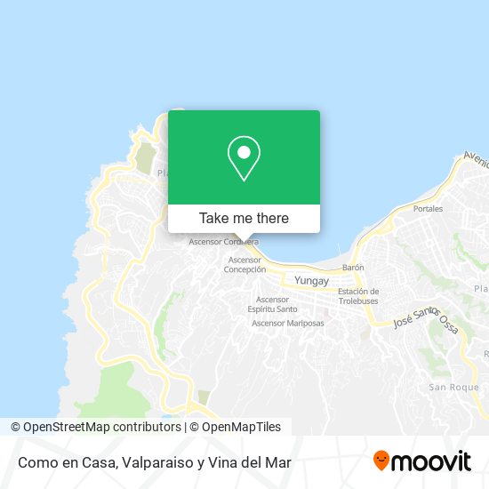 Como en Casa map