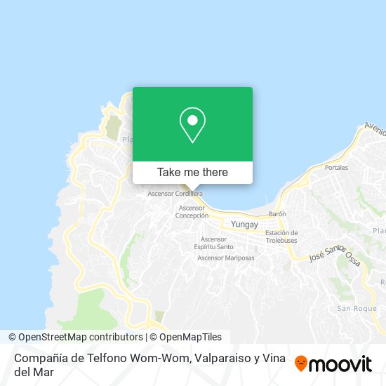 Compañía de Telfono Wom-Wom map