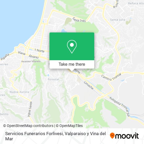 Servicios Funerarios Forlivesi map