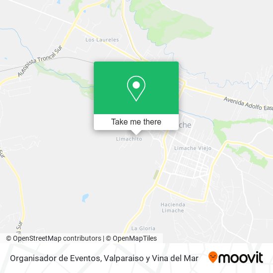 Organisador de Eventos map