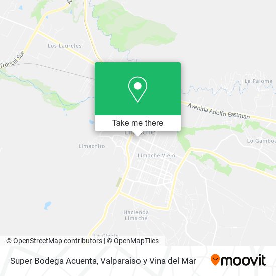 Super Bodega Acuenta map