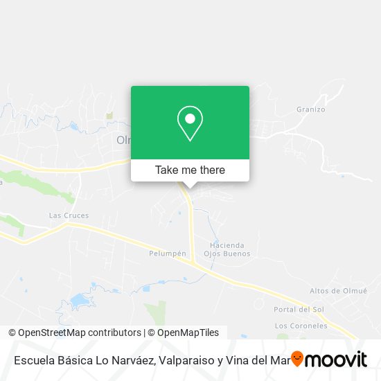 Escuela Básica Lo Narváez map