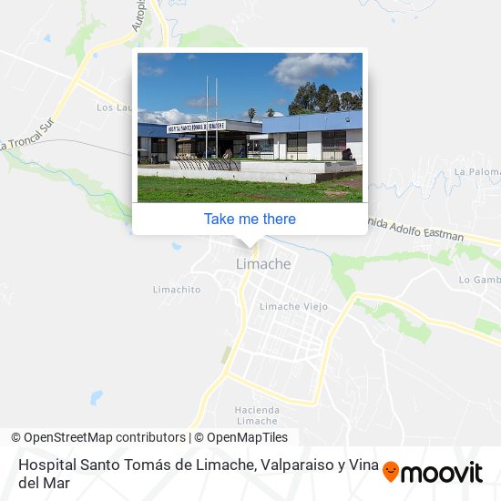 Hospital Santo Tomás de Limache map