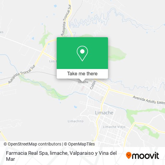 Farmacia Real Spa, limache map