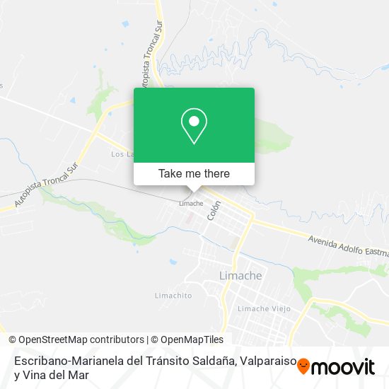 Escribano-Marianela del Tránsito Saldaña map