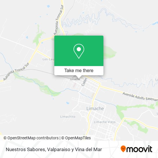 Nuestros Sabores map