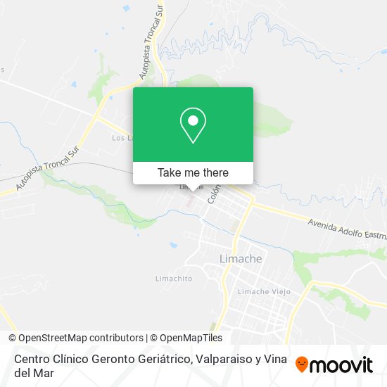 Mapa de Centro Clínico Geronto Geriátrico