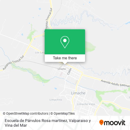 Escuela de Párvulos Rosa martínez map