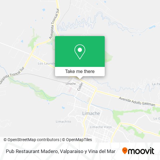 Pub Restaurant Madero map