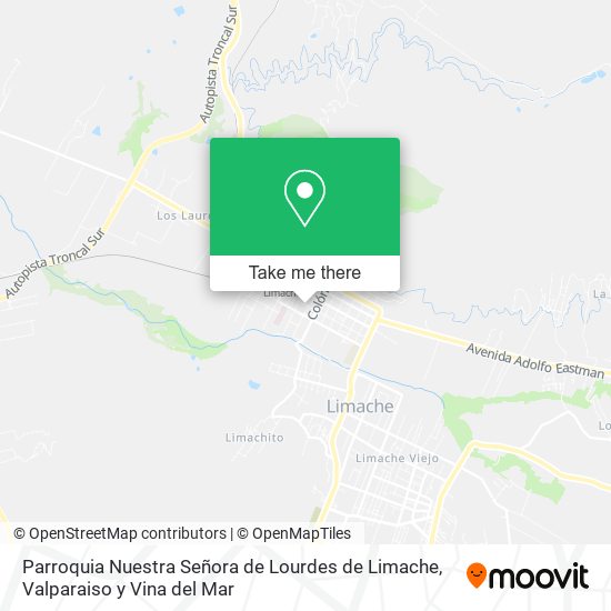 Parroquia Nuestra Señora de Lourdes de Limache map