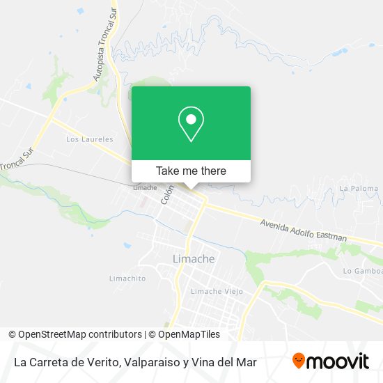 La Carreta de Verito map