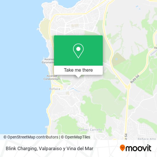 Blink Charging map