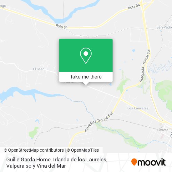 Mapa de Guille Garda Home. Irlanda de los Laureles