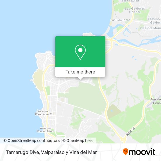 Mapa de Tamarugo Dive