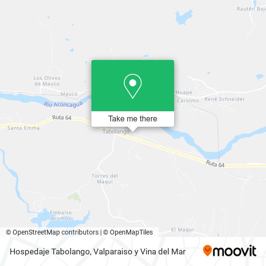 Hospedaje Tabolango map