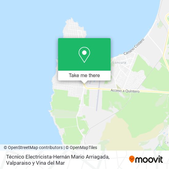 Técnico Electricista-Hernán Mario Arriagada map