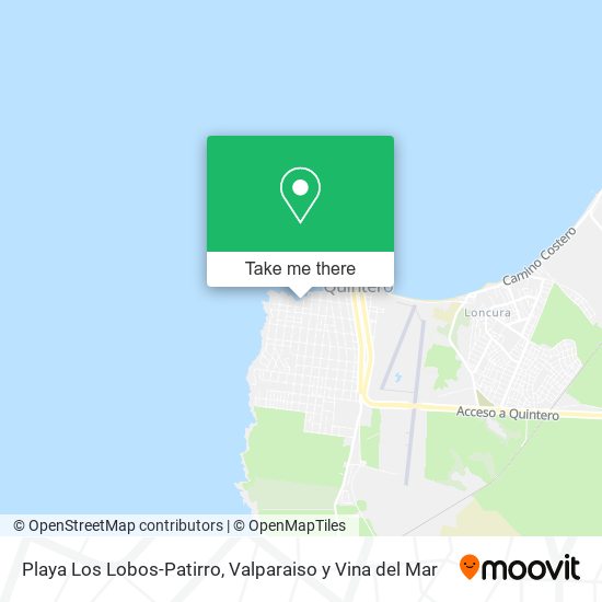 Playa Los Lobos-Patirro map