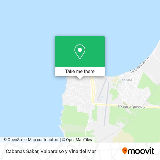 Cabanas Sakar map