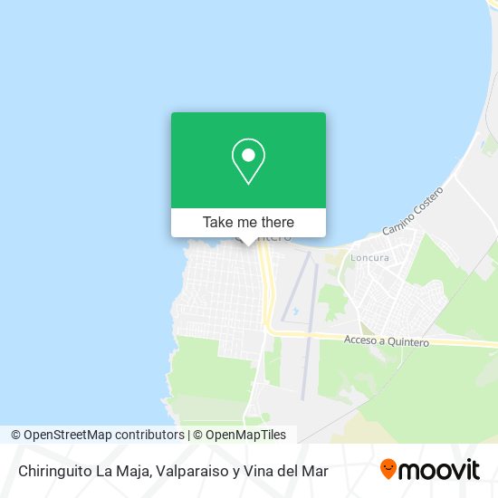 Chiringuito La Maja map