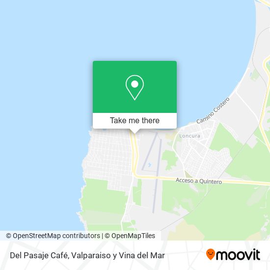 Del Pasaje Café map