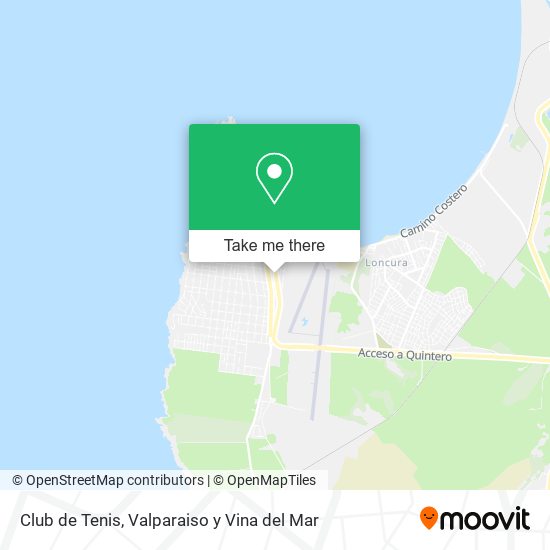 Club de Tenis map