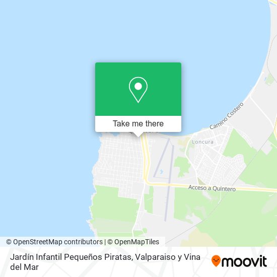 Jardín Infantil Pequeños Piratas map