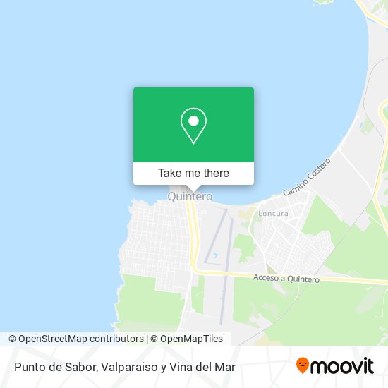 Punto de Sabor map
