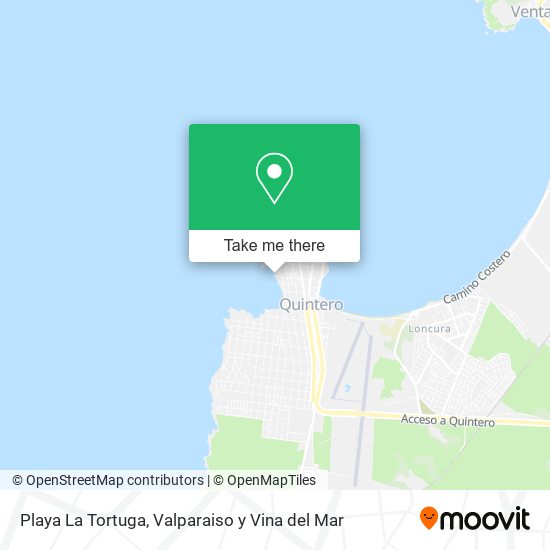 Playa La Tortuga map