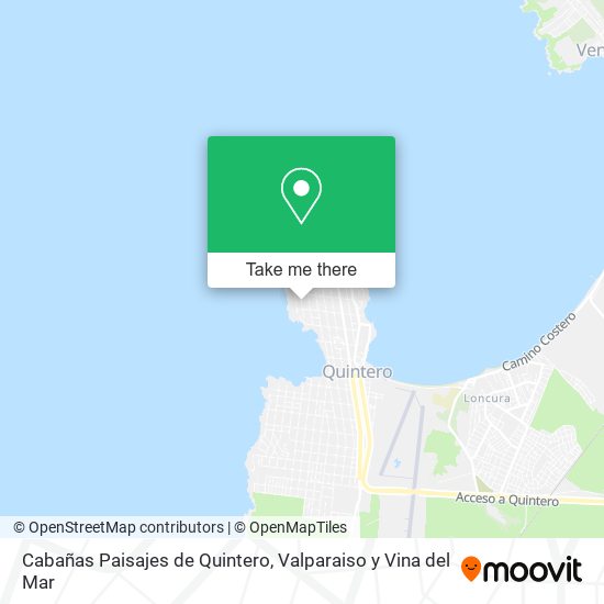 Cabañas Paisajes de Quintero map