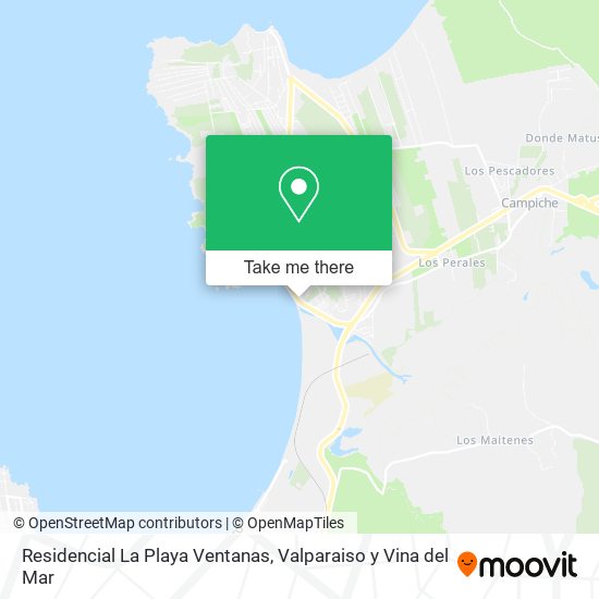 Mapa de Residencial La Playa Ventanas