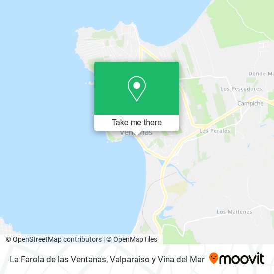 Mapa de La Farola de las Ventanas