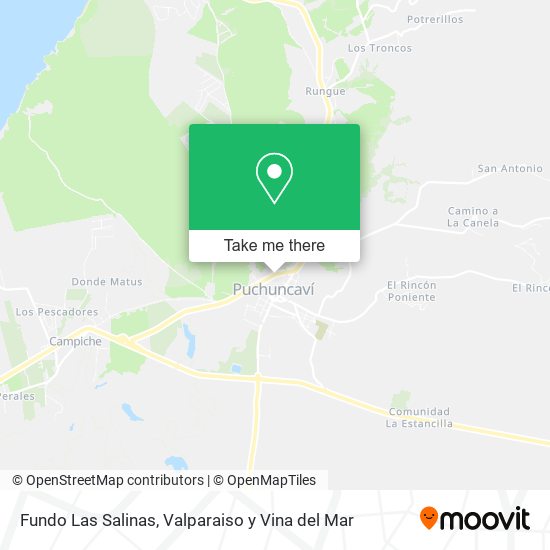 Fundo Las Salinas map