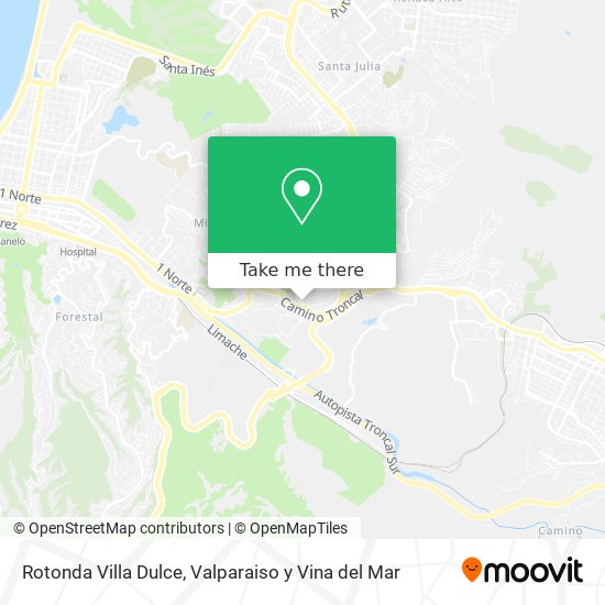 Rotonda Villa Dulce map