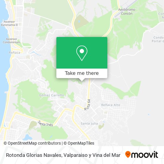 Rotonda Glorias Navales map