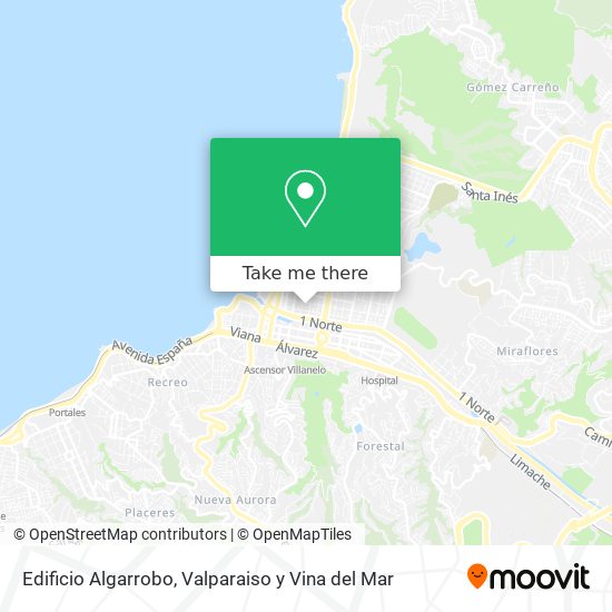 Mapa de Edificio Algarrobo