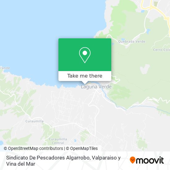 Sindicato De Pescadores Algarrobo map