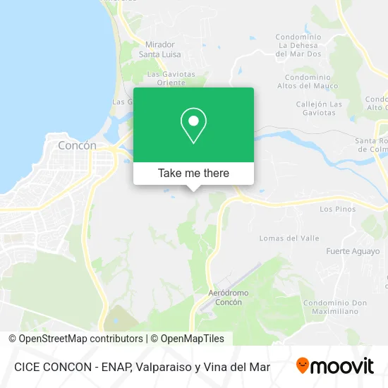 CICE CONCON - ENAP map