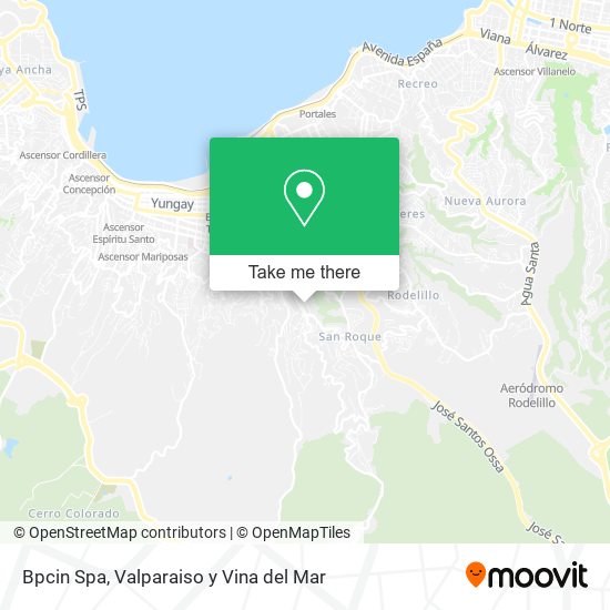 Bpcin Spa map
