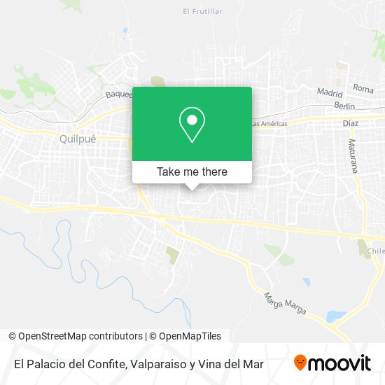 Mapa de El Palacio del Confite