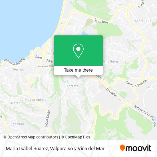 Maria Isabel Suárez map