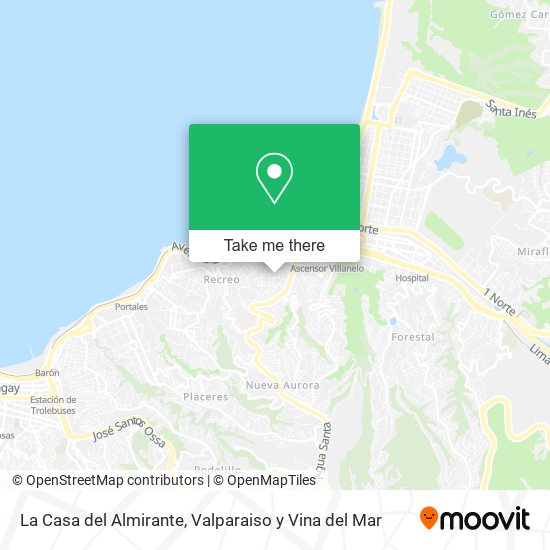 Mapa de La Casa del Almirante