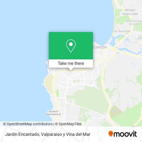 Jardín Encantado map
