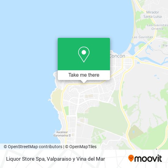 Liquor Store Spa map